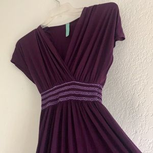 ModCloth Purple Maxi Dress Small
